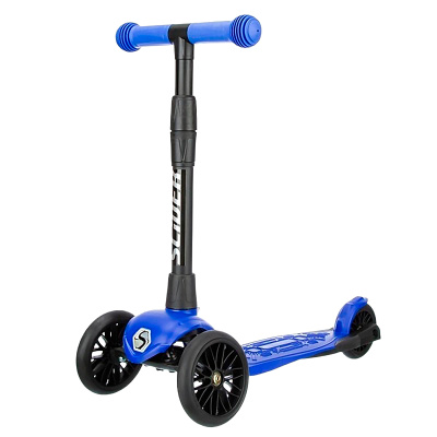 Самокат Start трёхколёсный складной Slider Start1Bbag синий 1